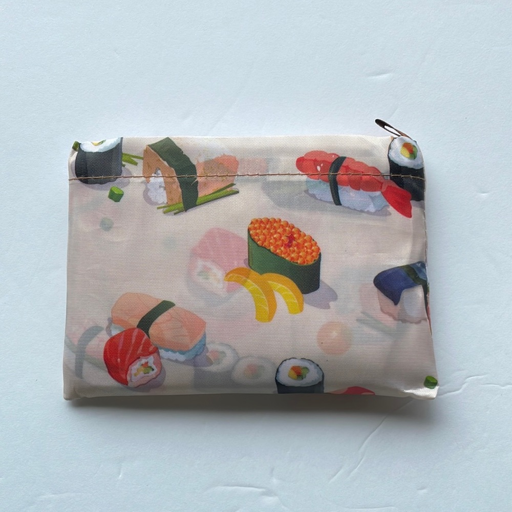 Foldable Reusable Eco Nylon Sushi  Tote Bag